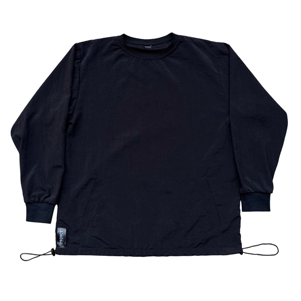 FRQNCY Long Sleeve Nylon Windbreaker Sweatshirt
