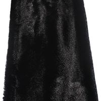 FRQNCY Rabbit Faux Fur Scarf