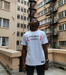 White Logo Tee