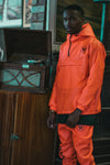 Orange Hooded Jacket